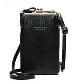 Matte Leather Crossbody Bag Women Mini Shoulder Messenger Clutch Purse Handbag
