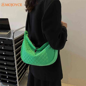 Small Diamond Plaid Handbags Women's Hobo Bag Shoulder Messager Bags