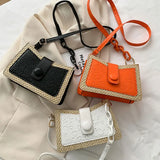 Small Handbags For Women Retro Woven Bag Crossbody Purse
