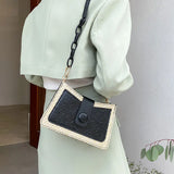 Small Handbags For Women Retro Woven Bag Crossbody Purse
