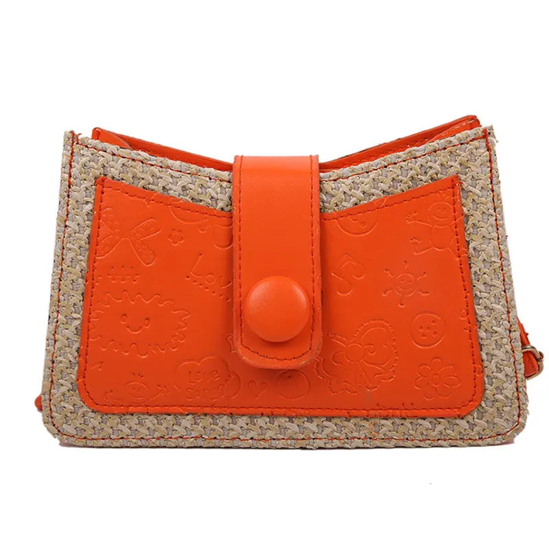Small Handbags For Women Retro Woven Bag Crossbody Purse