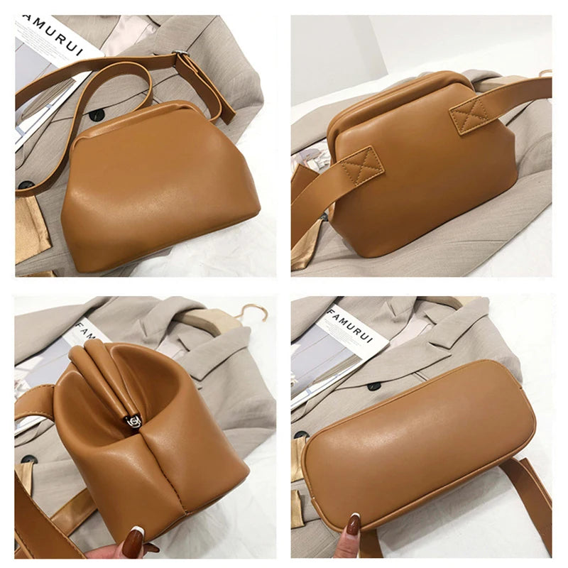 Chic PU Leather Shoulder Bag for Women