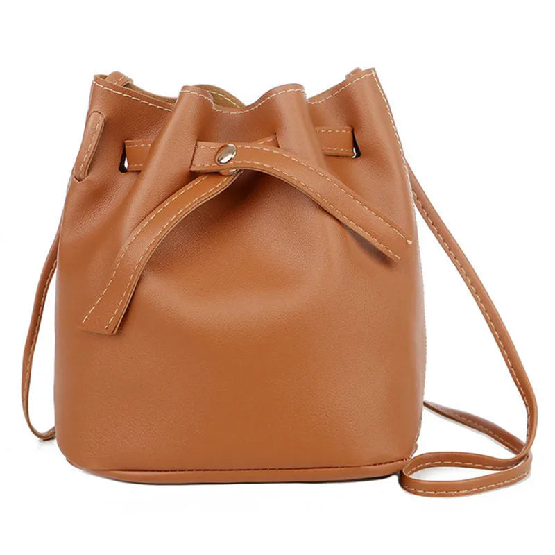 Classic Bucket Bag for Women Shoulder Messenger Bag
