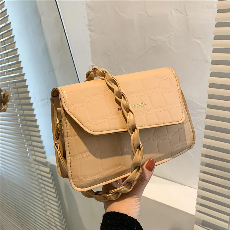 Summer Small Handbag Women Crossbody Bag Square Shoulder Bag