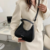 Solid Shoulder Bag Style Handbags Detachable Strap Crossbody Bags