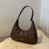 Solid Shoulder Bag Style Handbags Detachable Strap Crossbody Bags