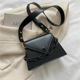 Solid Women Shoulder Bag Chain Ladies Handbags And Purse
