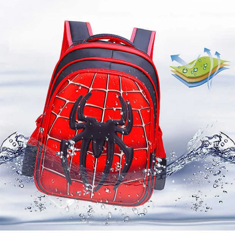 Spider Boy Backpack Schoolbag Kids Kindergarten Toddler Bag