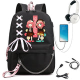 Spy x Family Backpack Anya Forger Anime School Bag for Teenagers