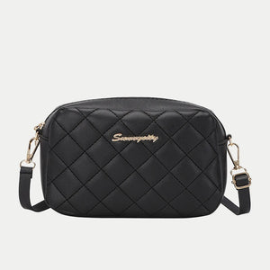 Women's Square PU Leather Crossbody Bag