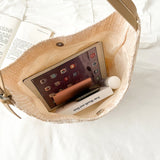 Straw Women Handbag Vacation Tote Bag Large-capacity Shoulder Bags