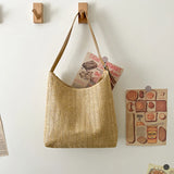 Straw Women Handbag Vacation Tote Bag Large-capacity Shoulder Bags