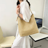 Straw Women Handbag Vacation Tote Bag Large-capacity Shoulder Bags