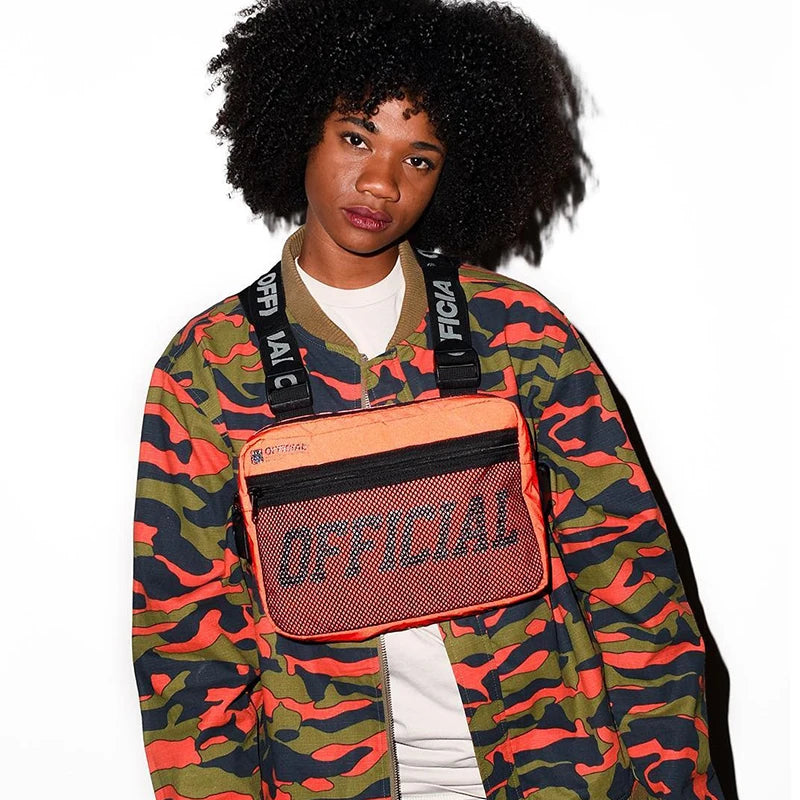 Streetwear Tactical Vest Hip Hop Chest Rig Bag