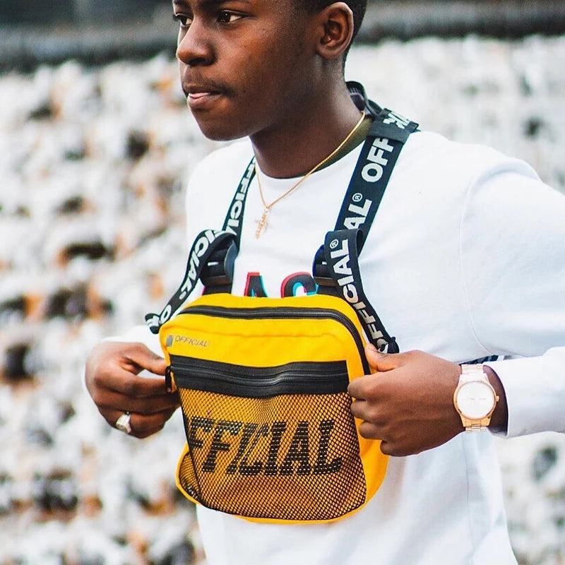 Streetwear Tactical Vest Hip Hop Chest Rig Bag