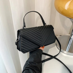 Striped Women's Shoulder Bag Small Crossbody Bags