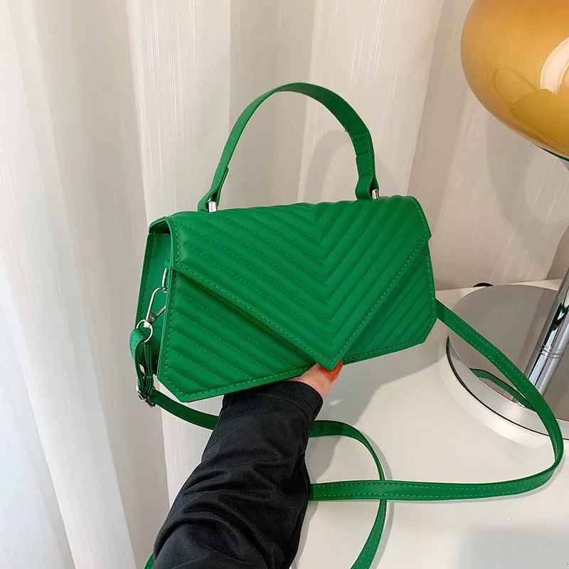 Striped Women's Shoulder Bag Small Crossbody Bags