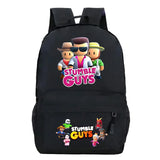 Stumble Guys Backpacks Student School Folding Bag Large Capacity