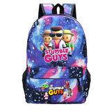Stumble Guys Backpacks Student School Folding Bag Large Capacity