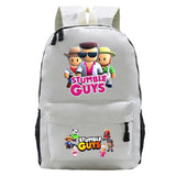 Stumble Guys Backpacks Student School Folding Bag Large Capacity