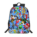 16" Hero Teen Boys School Bags Kids Bookbag Cartoon School Backpack