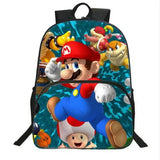 16" Hero Teen Boys School Bags Kids Bookbag Cartoon School Backpack
