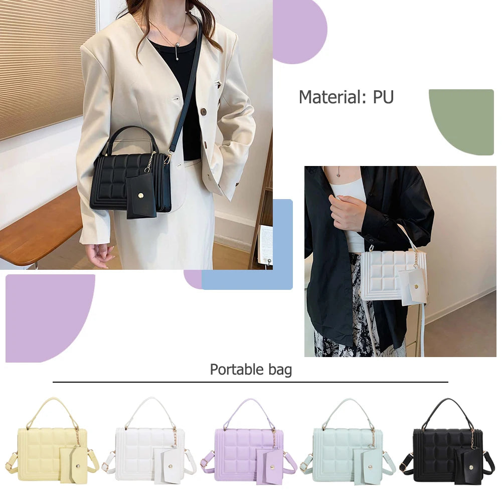 Summer Crossbody Messenger Bag Oxford Underarm Women Purses Handbags