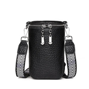 Casual Leather Bucket Handbags for Women