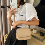 Women's Solid Flap Crossbody Shoulder Bag Handbag