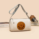 Casual Leather Sling Handbag for Women