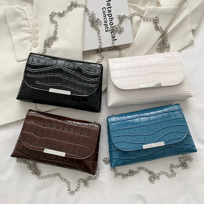 Animal Prints Crossbody Bag Chain Ladies Handbags