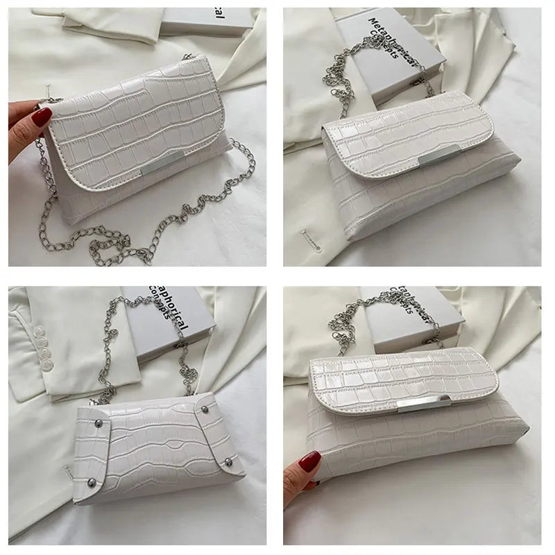 Animal Prints Crossbody Bag Chain Ladies Handbags