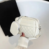 Women Shoulder Bag PU Leather Handbags Travel Bag Girls Waist Bags