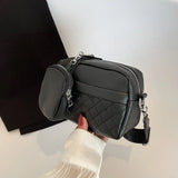 Women Shoulder Bag PU Leather Handbags Travel Bag Girls Waist Bags