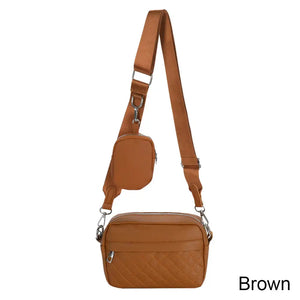 Women Shoulder Bag PU Leather Handbags Travel Bag Girls Waist Bags