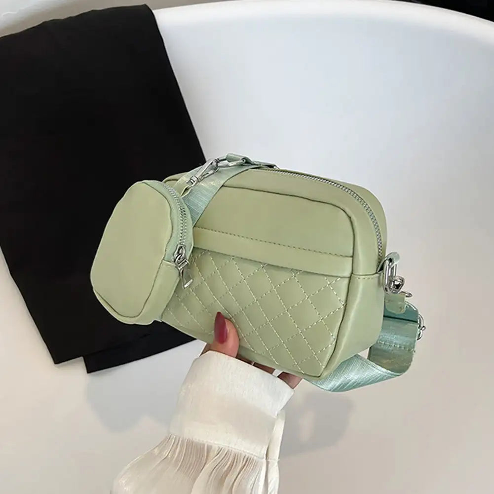 Women Shoulder Bag PU Leather Handbags Travel Bag Girls Waist Bags