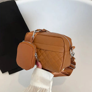 Women Shoulder Bag PU Leather Handbags Travel Bag Girls Waist Bags