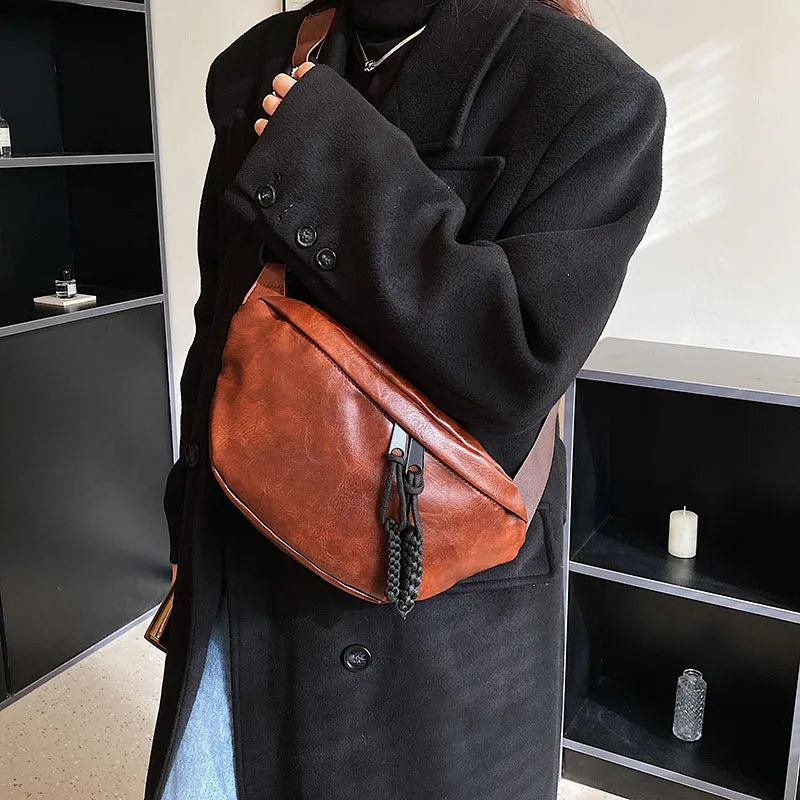 Waist Bag Female Handbag Lady Fanny Pack And High Leather Belt Bags