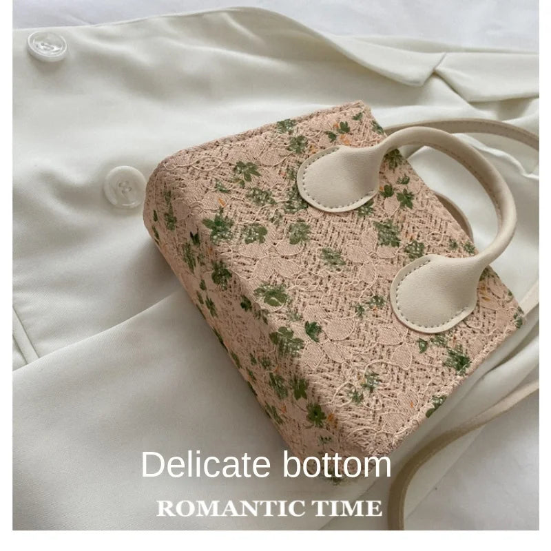 Western-style Small Square Bag Sweet Messenger Shoulder Bag