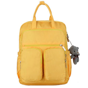 Waterproof Nylon Backpack for Teen Girl School Bag Tote Soft Handle Shoulder Han