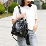 Women Backpack Pu Leather Travel Backpack Casual Shoulder Bags For Teenagers