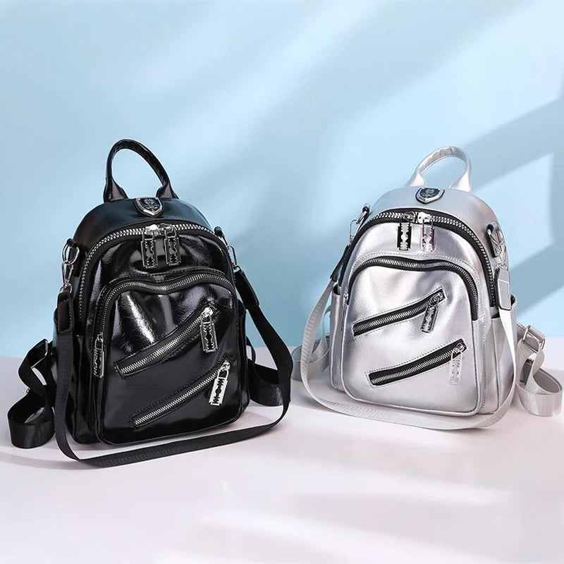 Women Backpack Pu Leather Travel Backpack Casual Shoulder Bags For Teenagers