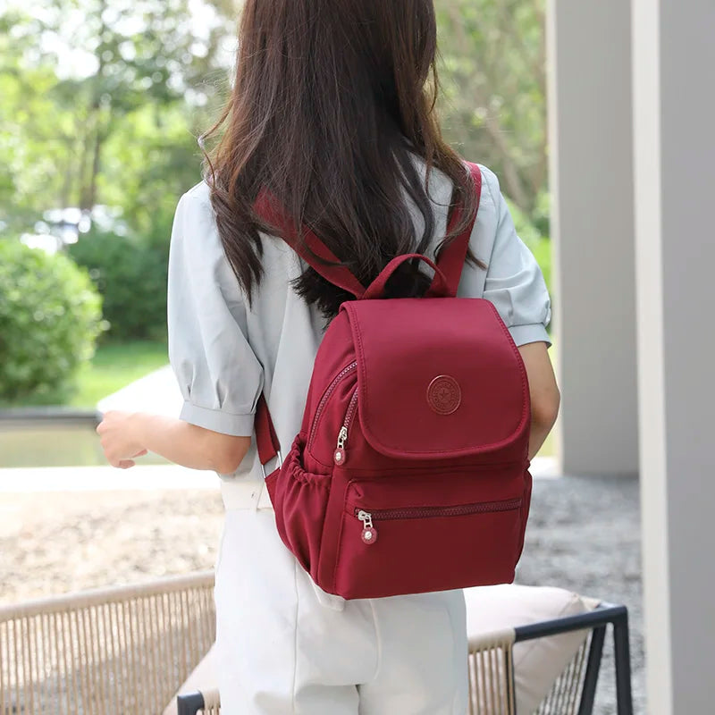 Women Backpack Oxford Cloth Shoulder Bags Female Rucksack High Capacity Travel