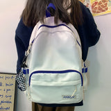 Women Backpack Solid School Bag For Teenage Girls Large Capacity Travel Backbags