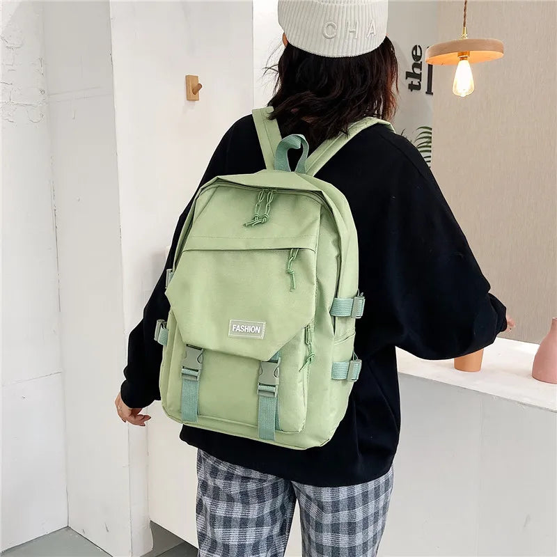 Women Backpacks For Teenager Girls Oxford Student School Bag