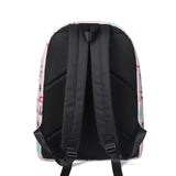 Pink Flamingo School Backpack for Teenage Girls Waterproof Knapsack