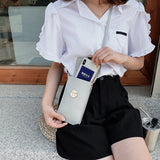 Women Bags PU Leather Touch Screen Cell Phone Wallets Crossbody Handbag