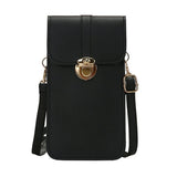 Women Bags PU Leather Touch Screen Cell Phone Wallets Crossbody Handbag