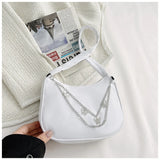 Women Butterfly Chain Shoulder Bags Casual Underarm Bags Small Handbags Purses