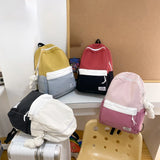 Women Canvas School Bags Girl Travel Book Laptop Backpack Ladies